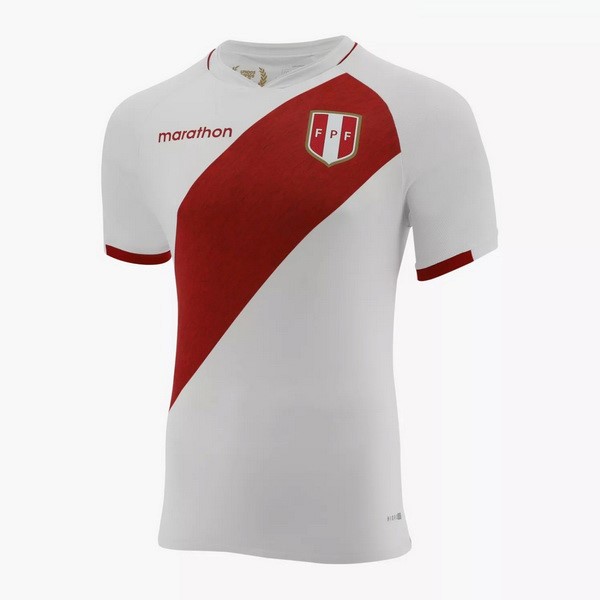 Tailandia Camiseta Perú Primera equipo 2021 Blanco
